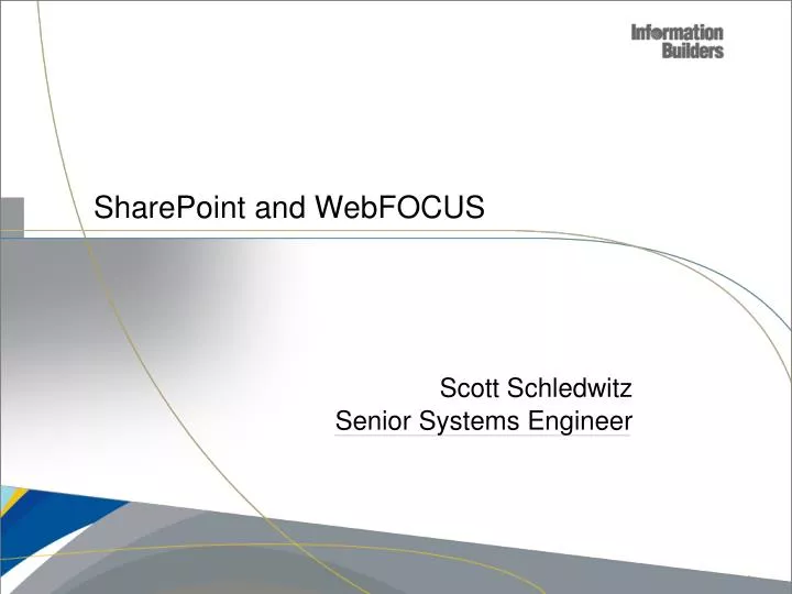 sharepoint and webfocus