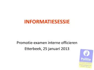 informatiesessie