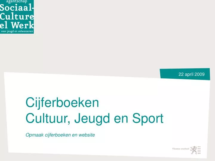 cijferboeken cultuur jeugd en sport