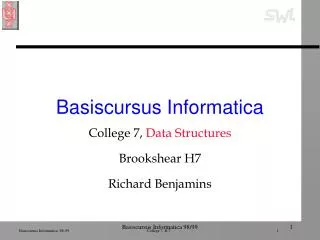 basiscursus informatica