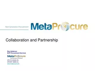 Collaboration and Partnership