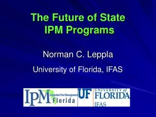 The Future of State IPM Programs