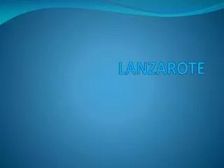 LANZAROTE