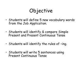 objective