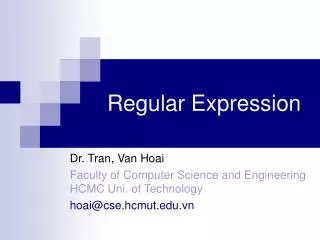 Regular Expression