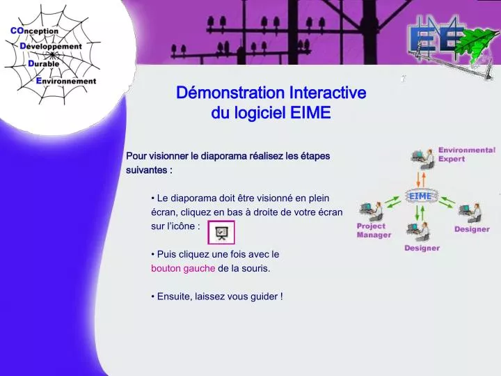 d monstration interactive du logiciel eime