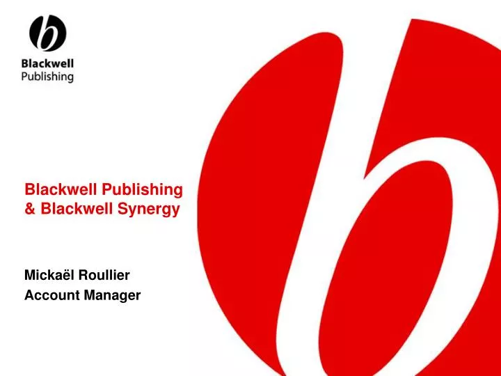 blackwell publishing blackwell synergy