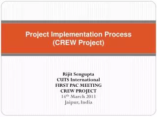 Project Implementation Process (CREW Project)