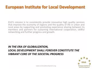 European Institute for Local Development