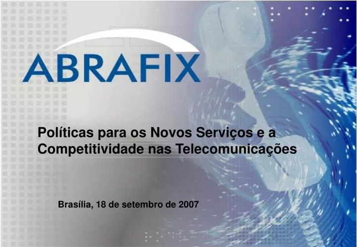 pol ticas para os novos servi os e a competitividade nas telecomunica es