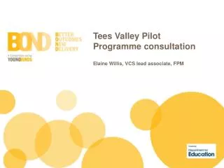 Tees Valley Pilot Programme consultation