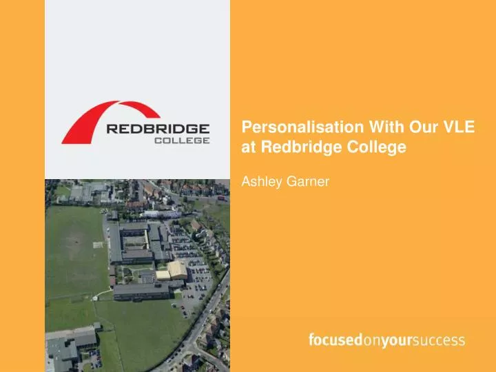 personalisation with our vle at redbridge college ashley garner