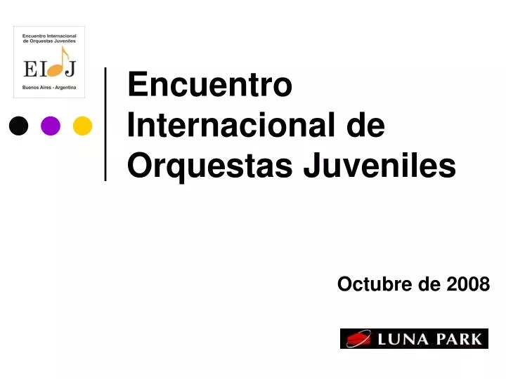 encuentro internacional de orquestas juveniles