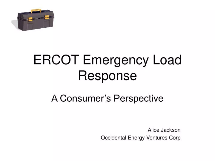 ercot emergency load response