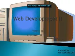 Web Development II