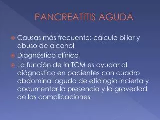 pancreatitis aguda