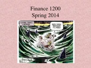 Finance 1200 Spring 2014
