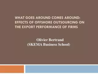 Olivier Bertrand (SKEMA Business School)