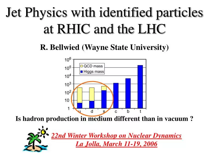 jet physics with identified particles at rhic and the lhc