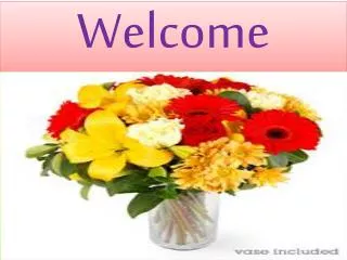 Welcome