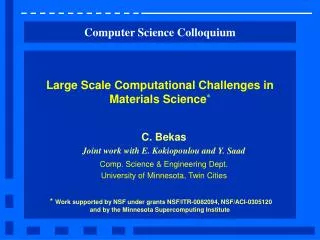 Computer Science Colloquium