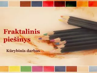 fraktalinis pie inys