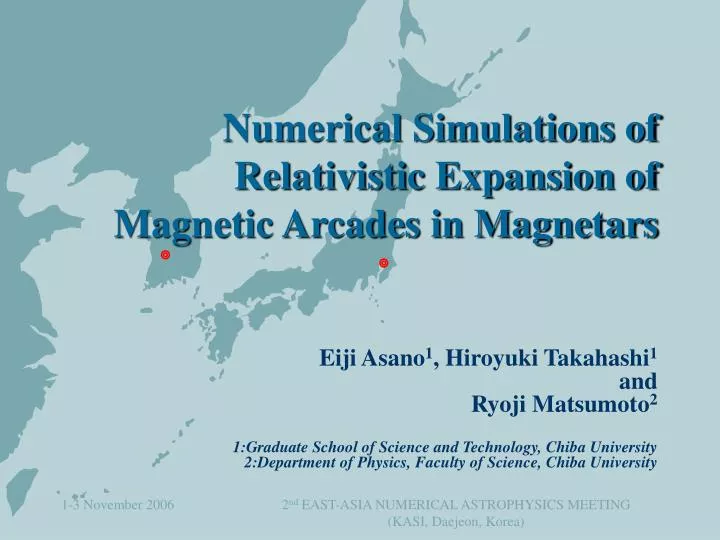 numerical simulations of relativistic expansion of magnetic arcades in magnetars