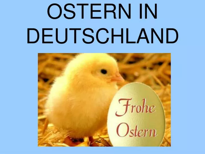 ostern in deutschland