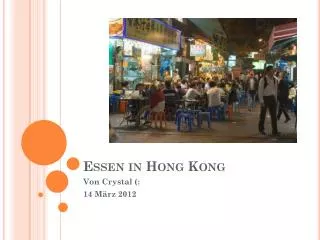 essen in hong kong