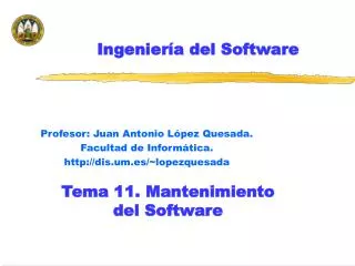 ingenier a del software
