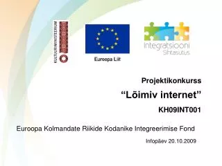 projektikonkurss l imiv internet kh09int001