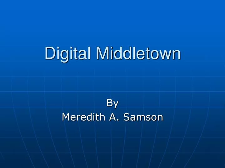 digital middletown