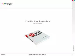 21st Century Journalism Service Concept