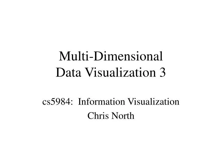 multi dimensional data visualization 3