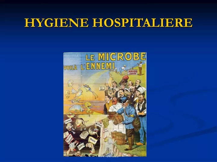 hygiene hospitaliere