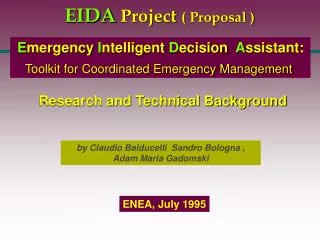 eida project proposal