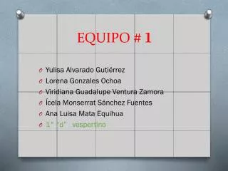 equipo 1