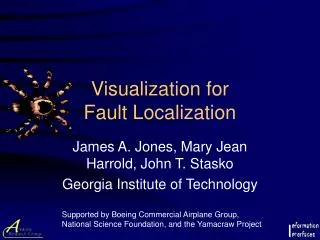 Visualization for Fault Localization