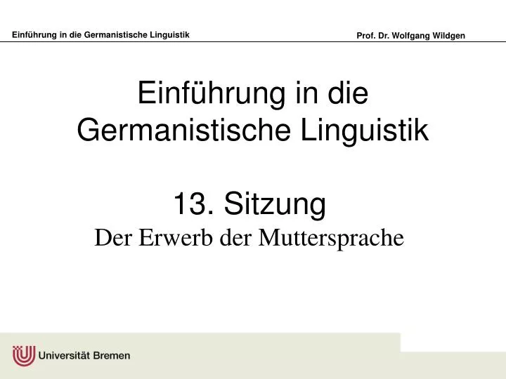 einf hrung in die germanistische linguistik