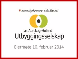 Eiermøte 10. februar 2014