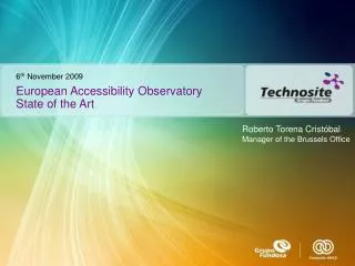European Accessibility Observatory State of the Art
