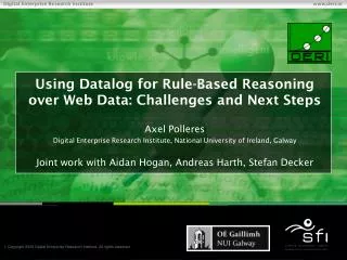 Using Datalog for Rule-Based Reasoning over Web Data: Challenges and Next Steps