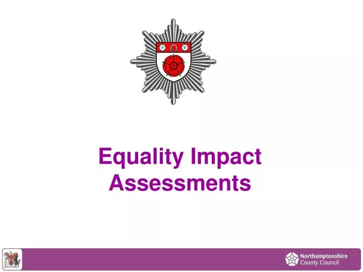 equality impact assessments