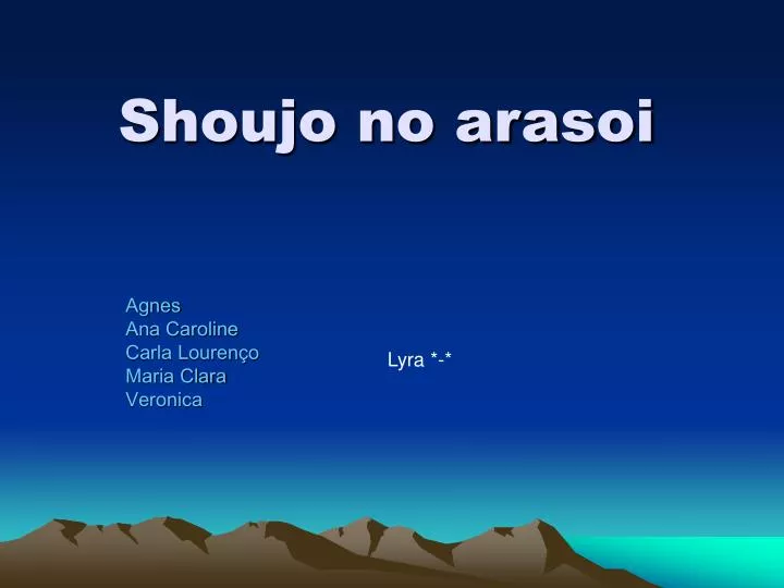 shoujo no arasoi