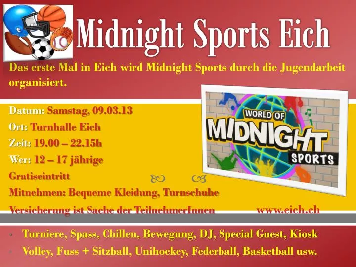 midnight sports eich