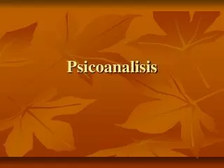 psicoanalisis