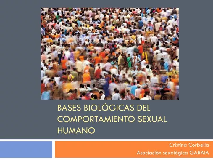 bases biol gicas del comportamiento sexual humano