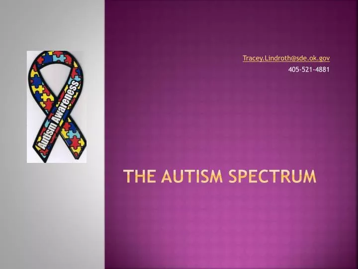 the autism spectrum