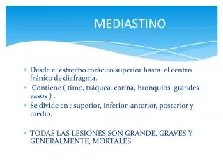 mediastino