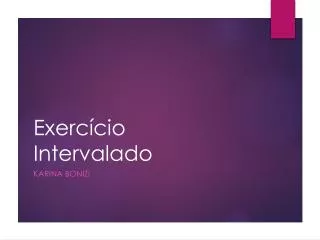 exerc cio intervalado
